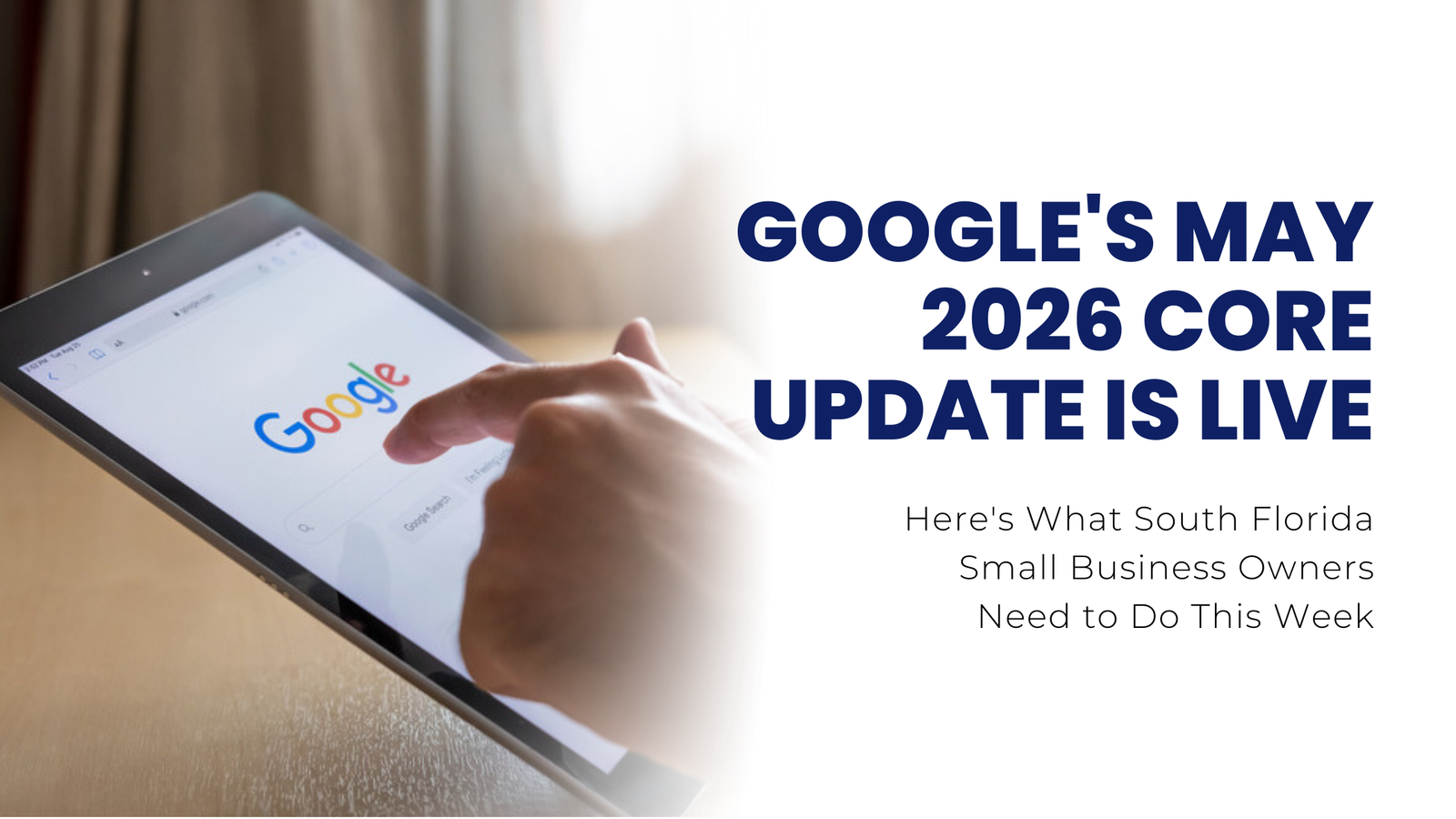 Google's May 2026 Core Update is Live